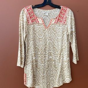Lucky brand ladies tunic made with love in India. Size small.
